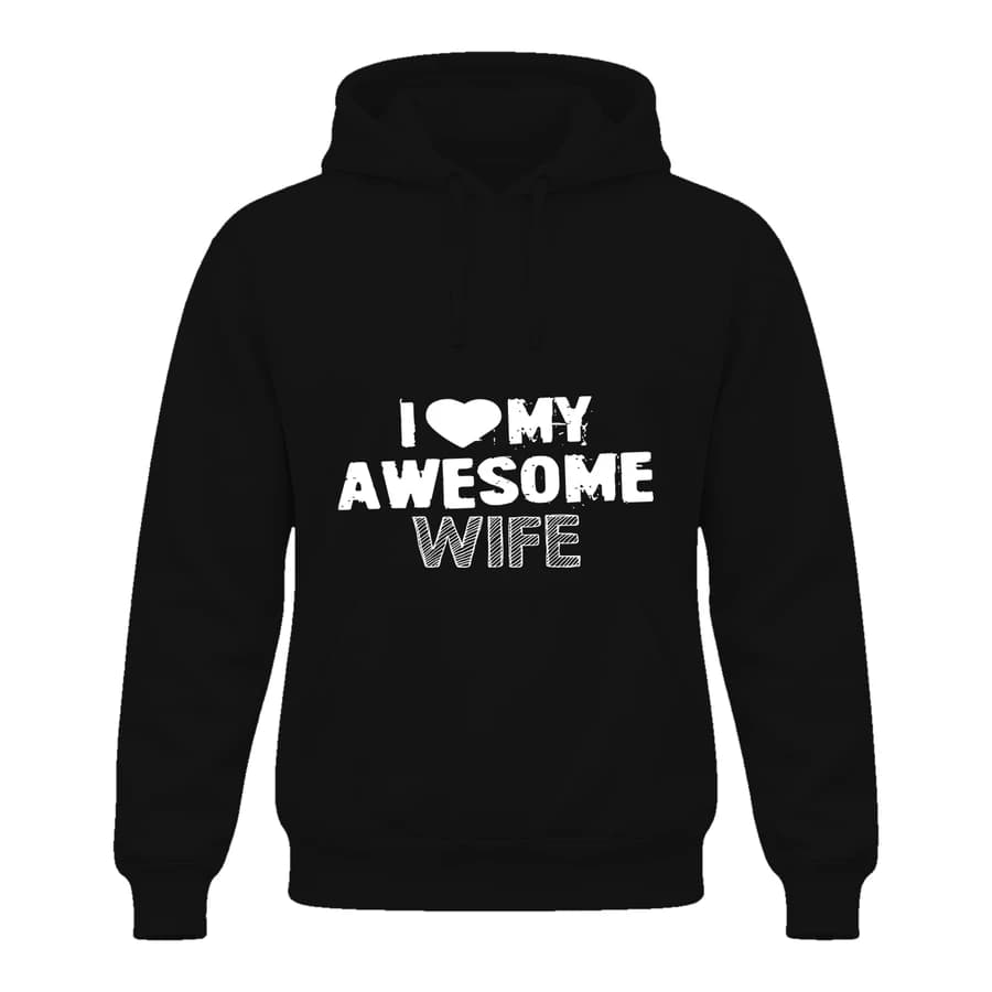 Hoodie — Mon amour — Devant — Noir