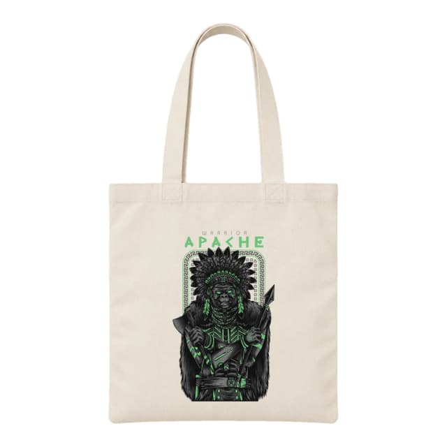 Tote bag — Apache warrior